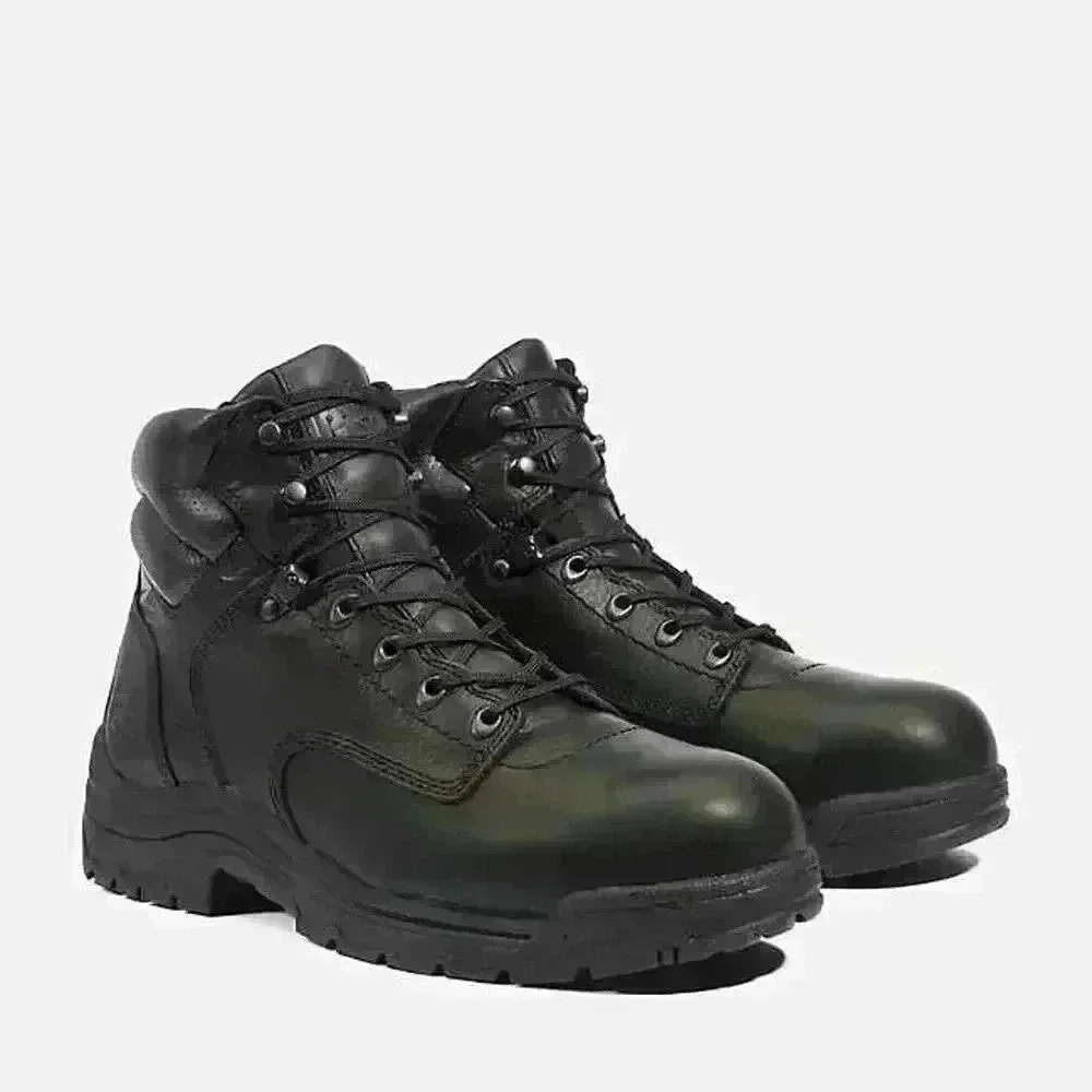 Timberland PRO Black, Men's TiTAN Alloy Toe, EH 6 Inch Work Boot Size 8 / EU 41